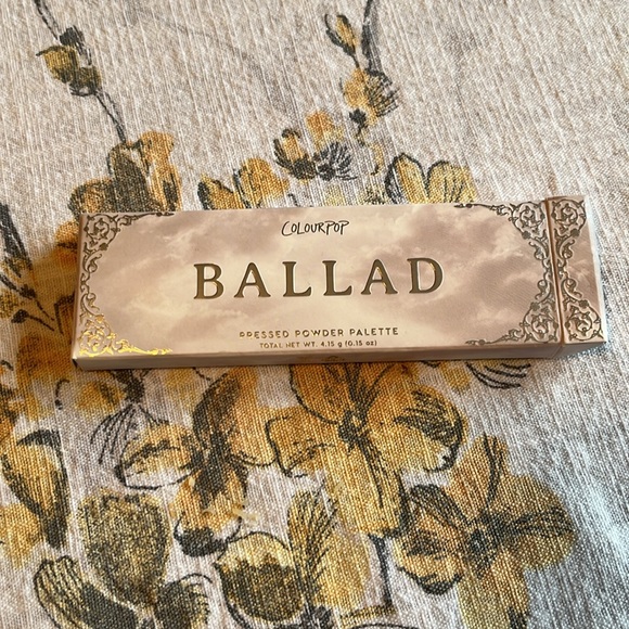 Colourpop Ballad Palette from Love Struck Collection - swatched - Picture 3 of 4